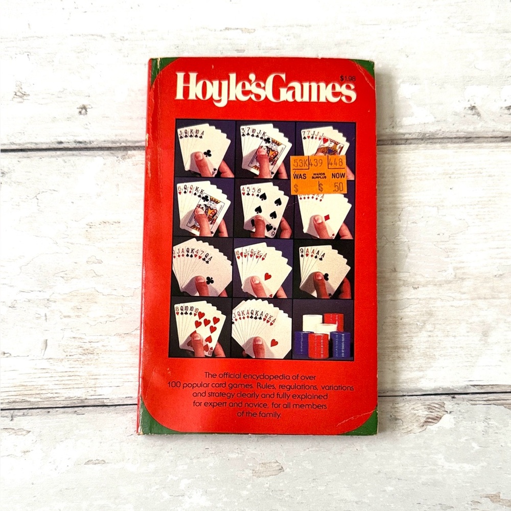 Hoyle’s Games Vintage Book Official Encyclopedia Over 100 Card Games Rule 1968